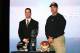 NEW ORLEANS, LA - FEBRUARY 01: Head coach John Harbaugh (L) of the Baltimore Ravens and Head coach Jim Harbaugh of the San Francisco 49ers pose for the media during a press conference for Super Bowl XLVII at the Ernest N. Morial Convention Center on February 1, 2013 in New Orleans, Louisiana. The Ravens will play the 49ers in Super Bowl XLVII on Sunday. (Photo by Christian Petersen/Getty Images)
