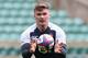 LONDON, ENGLAND - FEBRUARY 01: Owen Farrell catches the ball during the England captain's run at Twickenham Stadium on February 1, 2013 in London, England. (Photo by David Rogers/Getty Images)