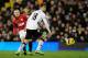 Wayne Rooney scores the winning goal against Fulham at Craven Cottage