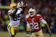 SAN FRANCISCO, CA - JANUARY 12: Wide receiver Greg Jennings #85 of the Green Bay Packers misses a catch against cornerback Carlos Rogers #22 of the San Francisco 49ers during the NFC Divisional Playoff Game at Candlestick Park on January 12, 2013 in San Francisco, California. (Photo by Thearon W. Henderson/Getty Images)