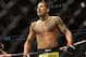 Jan 26, 2013; Chicago, IL, USA; Anthony Pettis celebrates after defeating Donald Cerrone (not pictured) during UFC on FOX 6 at the United Center. Mandatory Credit: David Banks-USA TODAY Sports