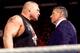 Brock Lesnar with Vince McMahon. (Photo credit: WWE.com)