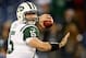 NASHVILLE, TN - DECEMBER 17: Quarterback Tim Tebow #15 of the New York Jets warms up prior to the game against the Tennessee Titans at LP Field on December 17, 2012 in Nashville, Tennessee. (Photo by Andy Lyons/Getty Images)