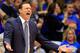 LAWRENCE, KS - JANUARY 09: Head coach Bill Self of the Kansas Jayhawks reacts from the bench during the game against the Iowa State Cyclones at Allen Fieldhouse on January 9, 2013 in Lawrence, Kansas. (Photo by Jamie Squire/Getty Images)