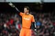 LONDON, ENGLAND - FEBRUARY 02: Asmir Begovic of Stoke City in action during the Barclays Premier League match between Arsenal and Stoke City at Emirates Stadium on February 2, 2013 in London, England. (Photo by Michael Regan/Getty Images)