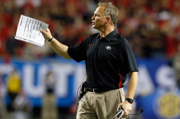 Hip Surgery Hospiltalizes Georgia's Mark Richt