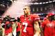 NEW ORLEANS, LA - FEBRUARY 03: Colin Kaepernick #7 of the San Francisco 49ers walks off the field after losing against the Baltimore Ravens in Super Bowl XLVII at the Mercedes-Benz Superdome on February 3, 2013 in New Orleans, Louisiana. (Photo by Christian Petersen/Getty Images)
