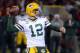SAN FRANCISCO, CA - JANUARY 12: Quarterback Aaron Rodgers #12 of the Green Bay Packers throws the ball against the San Francisco 49ers during the NFC Divisional Playoff Game at Candlestick Park on January 12, 2013 in San Francisco, California. (Photo by Harry How/Getty Images)