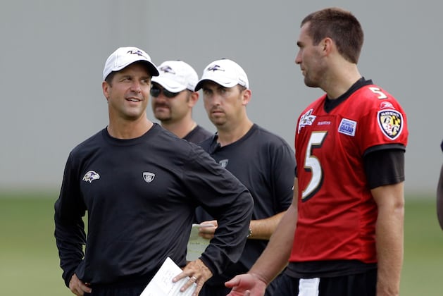 John Harbaugh: Joe Flacco Hasn't Let Anything Stop Him