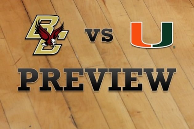 Boston College vs. Miami: Full Game Preview