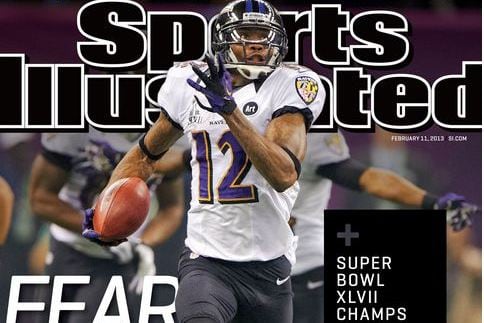Baltimore Raven's Wide Receiver Jacoby Jones on the Cover