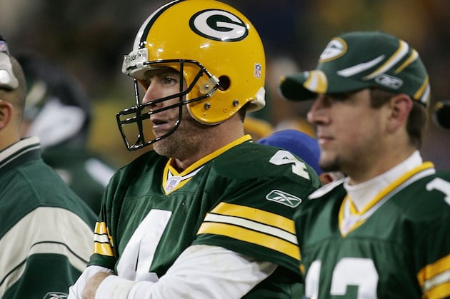 Favre Has 'No Ill Feelings' Toward Rodgers