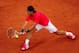 PARIS, FRANCE - JUNE 10: Rafael Nadal of Spain plays a backhand during the men's singles final against Novak Djokovic of Serbia on day 15 of the French Open at Roland Garros on June 10, 2012 in Paris, France. (Photo by Mike Hewitt/Getty Images)