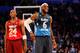 ORLANDO, FL - FEBRUARY 26: LeBron James #6 of the Miami Heat and the Eastern Conference and Kobe Bryant #24 of the Los Angeles Lakers and the Western Conference react late in the second half during the 2012 NBA All-Star Game at the Amway Center on February 26, 2012 in Orlando, Florida. NOTE TO USER: User expressly acknowledges and agrees that, by downloading and or using this photograph, User is consenting to the terms and conditions of the Getty Images License Agreement. (Photo by Ronald Martinez/Getty Images)