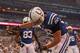 INDIANAOPLIS, IN - DECEMBER 30: Coby Fleener #80 of the Indianapolis Colts spikes the ball after scoring against the Houston Texans at Lucas Oil Stadium on December 30, 2012 in Indianapolis, Indiana. The Colts defeated the Texans 28-16.(Photo by Jonathan Daniel/Getty Images)