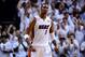 MIAMI, FL - JUNE 21: Chris Bosh #1 of the Miami Heat reacts in the first half against the Oklahoma City Thunder in Game Five of the 2012 NBA Finals on June 21, 2012 at American Airlines Arena in Miami, Florida. NOTE TO USER: User expressly acknowledges and agrees that, by downloading and or using this photograph, User is consenting to the terms and conditions of the Getty Images License Agreement. (Photo by Ronald Martinez/Getty Images)