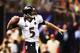 NEW ORLEANS, LA - FEBRUARY 03: Joe Flacco #5 of the Baltimore Ravens throws a pass in the first quarter against the San Francisco 49ers during Super Bowl XLVII at the Mercedes-Benz Superdome on February 3, 2013 in New Orleans, Louisiana. (Photo by Christian Petersen/Getty Images)