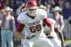 FORT WORTH, TX - DECEMBER 1: Lane Johnson #69 of the Oklahoma Sooners in action against the TCU Horned Frogs at Amon G. Carter Stadium on December 1, 2012 in Fort Worth, Texas. (Photo by Rick Yeatts/Getty Images)