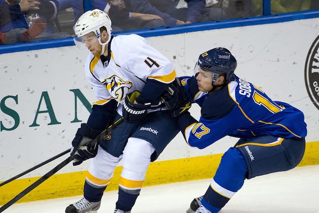 Predators Explode for 3 in First to Throttle Blues