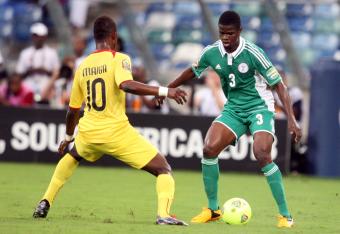 Elderson Echiejile opened the scoring for Nigeria.