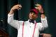 Feb 6, 2013; Loganville, GA, USA; Robert Nkemdiche shown on stage after he announced his decision to attend Mississippi on National Signing Day at Grayson High School. Mandatory Credit: Dale Zanine-USA TODAY Sports