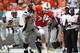 MIAMI GARDENS, FL - SEPTEMBER 15: Anthony Chickillo #71 of the Miami Hurricanes runs with the ball after making an interception against the Bethune-Cookman Wildcats on September 15, 2012 at Sun Life Stadium in Miami Gardens, Florida. The Hurricanes defeated the Wildcats 38-10. (Photo by Joel Auerbach/Getty Images)