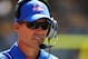 October 6, 2012; Hattiesburg, MS, USA; Boise State Broncos head coach Chris Petersen on the sidelines during their game against the Southern Miss Golden Eagles at M.M. Roberts Stadium. Mandatory Credit: Chuck Cook - USA TODAY Sports