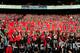 ATHENS, GA - NOVEMBER 3: Fans of the Georgia Bulldogs celebrate after a score against the Ole Miss Rebels at Sanford Stadium on November 3, 2012 in Athens, Georgia. (Photo by Scott Cunningham/Getty Images)