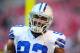Dec. 4, 2011; Glendale, AZ, USA; Dallas Cowboys linebacker (93) Anthony Spencer against the Arizona Cardinals at University of Phoenix Stadium. Mandatory Credit: Mark J. Rebilas-USA TODAY Sports