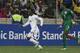 NELSPRUIT, SOUTH AFRICA - FEBRUARY 06: Solomon Asante from Ghana (L) and Florent Rouamba from Burkina Faso chase the ball during the 2013 Orange African Cup of Nations 2nd Semi Final match between Burkina Faso and Ghana at Mbombela Stadium on February 06, 2013 in Nelspruit, South Africa. (Photo by Manus van Dyk/Gallo Images/Getty Images)