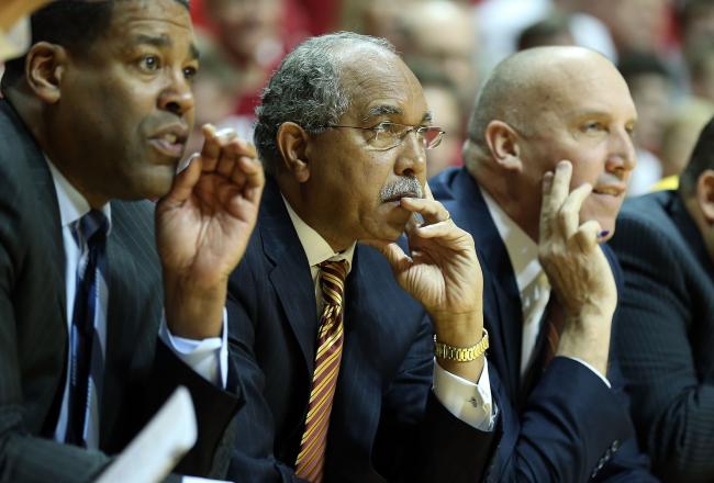 Gophers coach Tubby Smith (middle) should be proud of his team's effort versus MSU