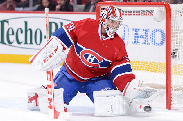 WATCH: Canadiens Goalie Price Takes a Puck to the Groin