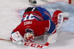 Watch: Habs' Goalie Price Takes a Puck to the Groin