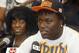 Feb 6, 2013; Vienna, GA USA; Defensive tackle Montravius Adams answers questions after making his decision to attend Auburn during National Signing Day at Dooly County High School. Mandatory Credit: Phil Sears-USA TODAY Sports