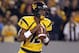 MORGANTOWN, WV - NOVEMBER 17: Geno Smith #12 of the West Virginia Mountaineers drops back to pass against the Oklahoma Sooners during the game on November 17, 2012 at Mountaineer Field in Morgantown, West Virginia. (Photo by Justin K. Aller/Getty Images)