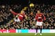 LONDON, ENGLAND - FEBRUARY 02: Robin van Persie of Manchester United shoots towards goal during the Barclays Premier League match between Fulham and Manchester United at Craven Cottage on February 2, 2013 in London, England. (Photo by Jamie McDonald/Getty Images)