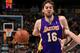 DENVER, CO - DECEMBER 26: Pau Gasol #16 of the Los Angeles Lakers controls the ball against the Denver Nuggets at Pepsi Center on December 26, 2012 in Denver, Colorado. The Nuggets defeated the Lakers 126-114. NOTE TO USER: User expressly acknowledges and agrees that, by downloading and or using this photograph, User is consenting to the terms and conditions of the Getty Images License Agreement. (Photo by Doug Pensinger/Getty Images)
