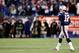 FOXBORO, MA - JANUARY 20: Tom Brady #12 of the New England Patriots walks off the field after a play against the Baltimore Ravens during the 2013 AFC Championship game at Gillette Stadium on January 20, 2013 in Foxboro, Massachusetts. (Photo by Jim Rogash/Getty Images)