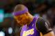 BOSTON, MA - FEBRUARY 7: Kobe Bryant #24 and Dwight Howard #12 of the Los Angeles Lakers look on following a foul against the Boston Celtics during the game on February 7, 2013 at TD Garden in Boston, Massachusetts. NOTE TO USER: User expressly acknowledges and agrees that, by downloading and or using this photograph, User is consenting to the terms and conditions of the Getty Images License Agreement. (Photo by Jared Wickerham/Getty Images)