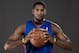 TARRYTOWN, NY - AUGUST 21: Andre Drummond #1 of the Detroit Pistons poses for a portrait during the 2012 NBA Rookie Photo Shoot at the MSG Training Center on August 21, 2012 in Tarrytown, New York. NOTE TO USER: User expressly acknowledges and agrees that, by downloading and/or using this Photograph, user is consenting to the terms and conditions of the Getty Images License Agreement. (Photo by Nick Laham/Getty Images)
