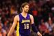 Apr. 7, 2012; Phoenix, AZ, USA; Los Angeles Lakers center Pau Gasol during the game against the Phoenix Suns at the US Airways Center. The Suns defeated the Lakers 125-105. Mandatory Credit: Mark J. Rebilas-USA TODAY Sports