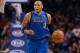 January 20, 2013; Orlando FL, USA; Dallas Mavericks small forward Shawn Marion (0) dribbles the ball against the Orlando Magic during the second quarter at Amway Center. Mandatory Credit: Kim Klement-USA TODAY Sports