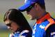FORT WORTH, TX - NOVEMBER 03: Danica Patrick, driver of the #7 Sega Sonic the Hedgehog/GoDaddy.com Chevrolet, and Ricky Stenhouse Jr., driver of the #6 NOS Energy Drink Ford, talk on the grid during qualifying for the NASCAR Nationwide Series O'Reilly Auto Parts Challenge at Texas Motor Speedway on November 3, 2012 in Fort Worth, Texas. (Photo by Ronald Martinez/Getty Images)