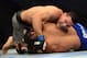 July 11, 2012; San Jose, CA, USA; Mark Munoz (bottom) fights Chris Weidman (top) during the middleweight bout of the UFC on Fuel TV at HP Pavilion. Mandatory Credit: Kyle Terada-USA TODAY Sports