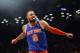 NEW YORK, NY - NOVEMBER 26: Tyson Chandler #6 of the New York Knicks reacts after sinking a basket against the Brooklyn Nets at the Barclays Center on November 26, 2012 in the Brooklyn borough of New York City. NOTE TO USER: User expressly acknowledges and agrees that, by downloading and/or using this photograph, user is consenting to the terms and conditions of the Getty Images License Agreement. The Nets defeated the Knicks 96-89. (Photo by Bruce Bennett/Getty Images)