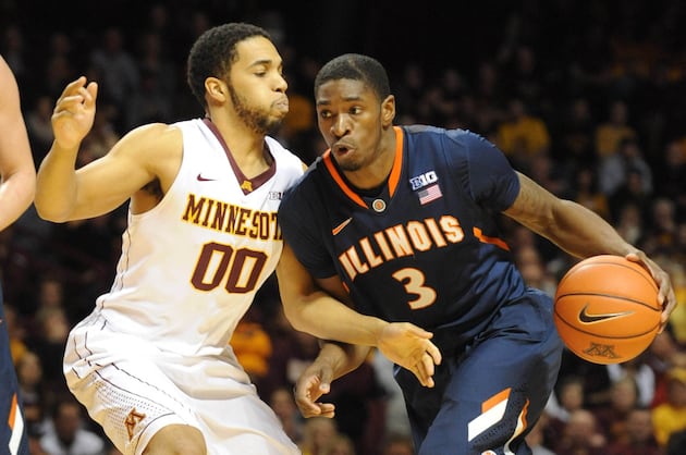 Griffey, Illini Cap Big Stretch, Knock off Gophers