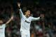 MADRID, SPAIN - FEBRUARY 09: Cristiano Ronaldo of Real Madrid reacts during the la Liga match between Real Madrid CF and Sevilla FC at Estadio Santiago Bernabeu on February 9, 2013 in Madrid, Spain. (Photo by Jasper Juinen/Getty Images)