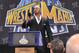 EAST RUTHERFORD, NJ - FEBRUARY 16: Dwayne 'The Rock' Johnson attends a press conference to announce that MetLife Stadium will host WWE Wrestlemania 29 in 2013 at MetLife Stadium on February 16, 2012 in East Rutherford, New Jersey. (Photo by Michael N. Todaro/Getty Images)