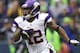 SEATTLE, WA - NOVEMBER 04: Percy Harvin #12 of the Minnesota Vikings returns a kick during a game against the Seattle Seahawks at CenturyLink Field on November 4, 2012 in Seattle, Washington. (Photo by Stephen Brashear/Getty Images)