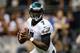 NEW ORLEANS, LA - NOVEMBER 05: Michael Vick #7 of the Philadelphia Eagles looks to throw a pass against the New Orleans Saints at Mercedes-Benz Superdome on November 5, 2012 in New Orleans, Louisiana. (Photo by Chris Graythen/Getty Images)